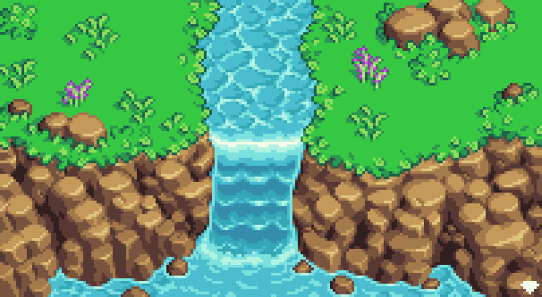mirrutatep's tweet photo. Peaceful pixel waterfall 😌

#pixelart https://t.co/C0Q3GtoeT0