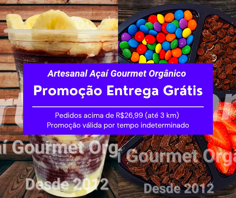 artesanalacai's tweet photo. Promoção de entrega grátis até 3 km para pedidos acima de R$ 26,99 e feitos direto no nosso site link abaixo 👇
https://t.co/UdxX5LrHp1
(Lembrando que lá tem a opção de pagamento na entrega, aceitamos cartões de crédito)
#gloriafood
#ifood
#99food https://t.co/oEMVJUYC02