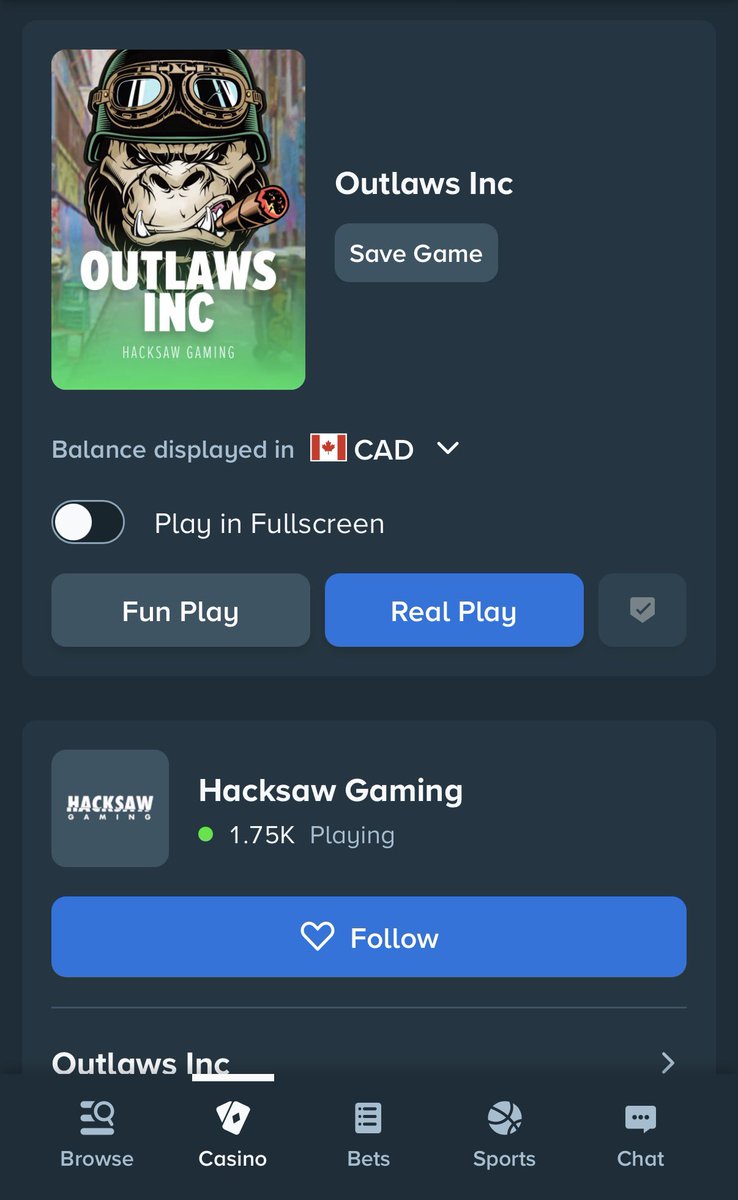 Manux420x's tweet photo. @BigFoltz @BigfoltzVIP OUTLAWS INC of Hacksaw Gaming 5str bonus
STAKE 🆔: Manitor https://t.co/gm2tE5GS8G