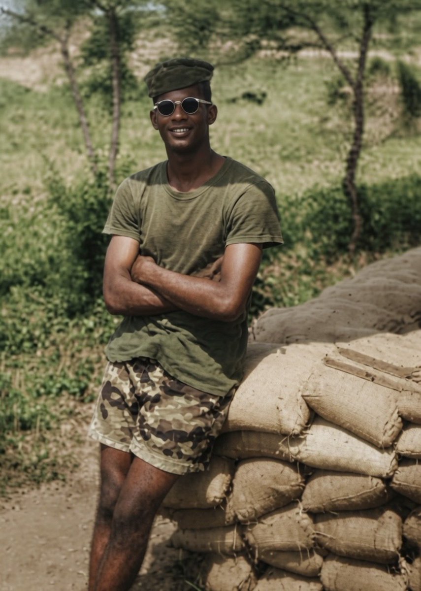 KoreyG80's tweet photo. U.S. Marine Corps Wireman Lance Corporal Marvin Owens Stevens KIA July 5, 1967 by mortar attack in Quang Tri Province, South Vietnam. Marvin was 20 from Chicago, Illinois. COMM SPT CO, 7th COMM BN, 1st MARDIV, III MAF. Remember Marvin today. Semper Fi #America250 Hero 🇺🇸 https://t.co/95HTKogOtp