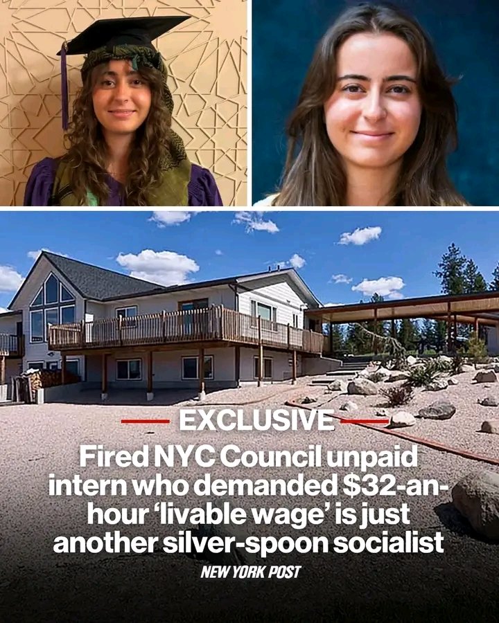 Sam25729317's tweet photo. “This is just another nepo-baby agitator who signed up for an unpaid internship, then demanded to be paid after the fact." https://t.co/CgnnrnG8BJ