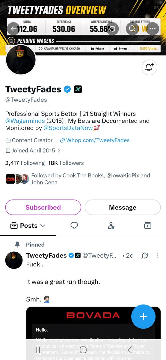 AkashRa22563663's tweet photo. @Support @X 
Paid ₹1,100 for @TweetyFades subscription PhonePe.
Transaction ID: OLEX2607051750591499959950
Payment went through but still seeing “Subscribe to unlock” on every post.
Please fix this urgently. Screenshots and receipt attached
@elonmusk https://t.co/roLgMyHa07