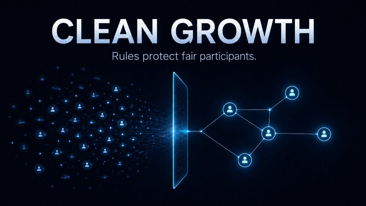 0xKyum's tweet photo. 1/6
Clean growth is harder than growth.

DeFi is maturing and needs quality.
Excluded accounts will be loud.
Fair participants are usually quieter.

But a campaign cannot be governed by whoever complains the loudest. https://t.co/SLeFbZKvB4