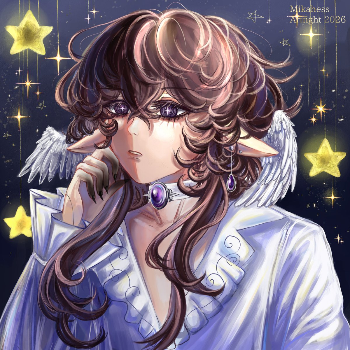 decaying_sun's tweet photo. Second #artfight attack of the year 🌟
(Oc belongs to Serein_evanesce) https://t.co/AKk8DZUi7i