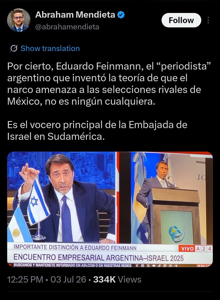 moon_eblack's tweet photo. Pero cuando digo que muchos latinoamericanos están repitiendo propaganda gringa en contra de México y haciéndole la chamba al fascismo me llaman demente https://t.co/BquQrZMimd