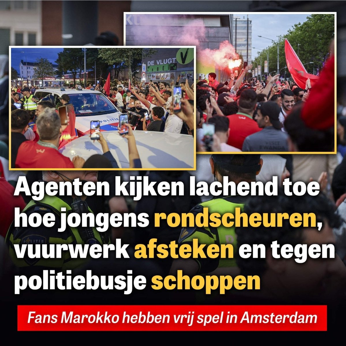 Sanderpa2's tweet photo. Bewijs dat de politie geen reet meer te zeggen hebben hier tegen de niet blanke nederlanders maar wel het blanken volk in elkaar mept. https://t.co/g14VyG4KjV
