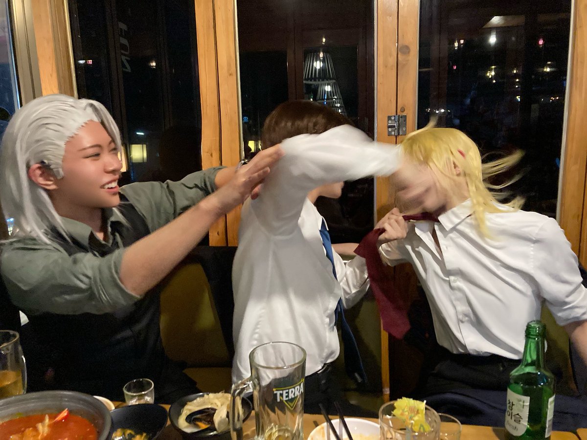 Lunatic_D__'s tweet photo. 삼강의 즐거운 애프터 사진입니다..^^ https://t.co/ccBWKHLHcJ