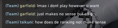 nyanjanja's tweet photo. tsikuni#999, a guy that was queued with my chamber (who btw wasn't trolling), peeking every single time w no util (he's on phoenix) and dying, mollying my skye and me and blatantly throwing because he was getting shitted on by the enemies. if your mental is weak don't play comp https://t.co/V1N9UNR1K0