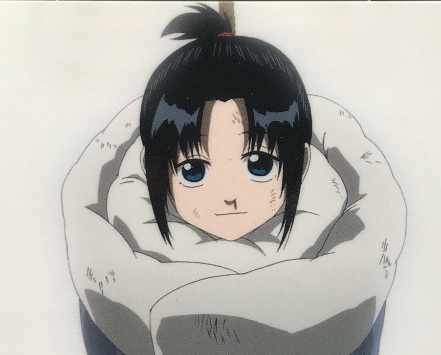 Fireball0075's tweet photo. Whats stupid about Tsukuyo returning and becoming a love interest in 0 seconds is said originally she and the rest of the scarred victims were still women. How would her life be different? She would be caged, beaten and used like Hinowa was her whole life. Why do we ignore that Hinowa had a far more traumatic life than Tsukuyo? To care about your looks after giving the other women their scars is a huge backhand to those characters and the original writing of Tsukuyo’s character.
#gintama