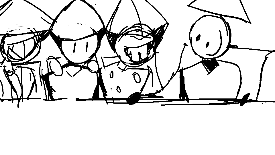 disjoinedgame's tweet photo. here's a storyboard vs. final shot for a cutscene in the DISJOINED demo!
this cutscene actually was the only part of the game that required all of our care. i tend to make this game pretty much entirely on my own, so this was really fun to do.
#disjoined #indiegame #indiedev https://t.co/bmOBvjBr2X