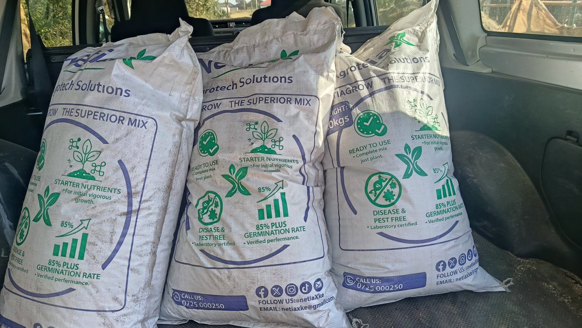 kalebndolo's tweet photo. @musembidigital Yes I do @Zionseedlings

We also have a similar product for raising seedlings on trays @netiaX_ke  #netiagrow https://t.co/DgK5jN7ODN