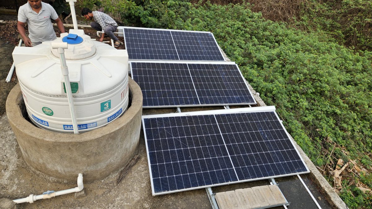 bmcbbsr's tweet photo. One more step towards Sustainability and net zero energy Consumption

The Bhubaneswar Municipal Corporation in collaboration with OREDA has installed solar panels atop its public toilets to supplement the energy requirements of the toilets. Each toilet facilities is installed with a 3KW solar facility which will help the functioning of fans and lights thereby saving the energy dependence of BMC on traditional sources.
#SolarPower #Bhubaneswar #SwachhBhubaneswar #SustainableCity