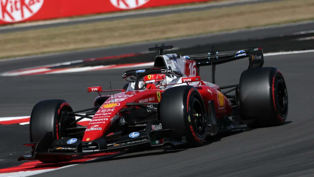 F1GuyDan's tweet photo. 🚨 #16 Charles Leclerc just delivered Ferrari's 16th victory at Silverstone 

It was destiny https://t.co/4fDKu3JxkO