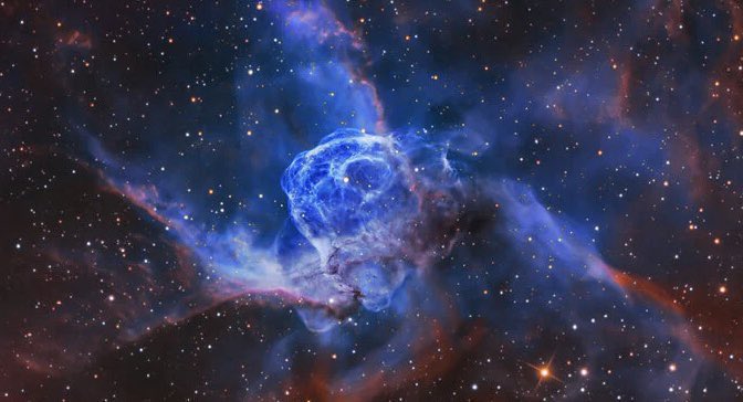 astropics's tweet photo. Purple, Red and Blue Space https://t.co/MhtxqKD7yM