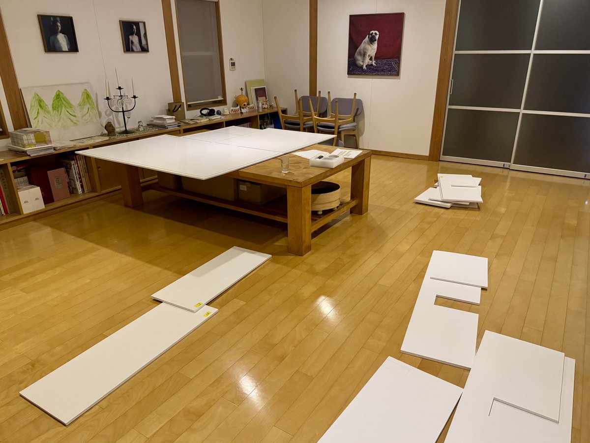 1 / 16の展示空間モデル・・・組み立てセットが届いた。秋の