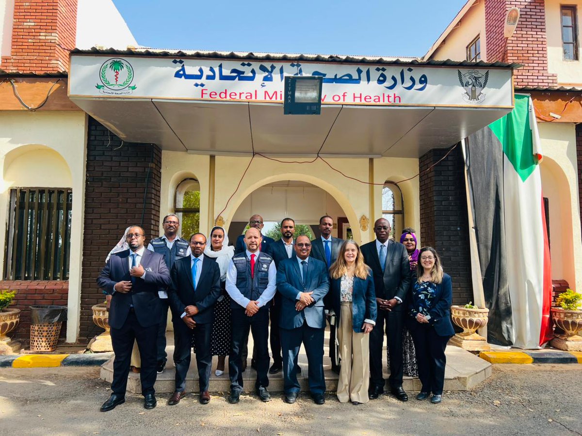 UNHCRinSudan's tweet photo. The war in #Sudan🇸🇩 displaced millions and devastated health services.

UNHCR's @RaoufMazou and @WHO are on a critical joint mission, engaging with authorities, partners and communities to highlight the crisis, improve health care access and advance inclusive health systems. https://t.co/4IHnP5i1q6