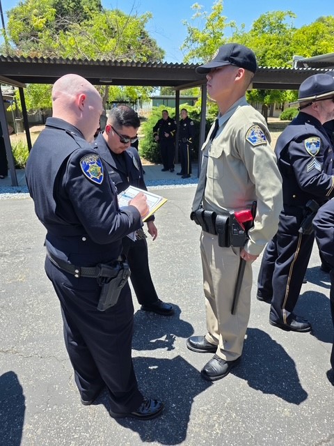FremontPD's tweet photo. On Thursday, June 25, Fremont PD attended the midterm inspection at the Santa Clara County Justice Training Center for Police Academy Class #36. Our five recruits have reached the halfway point of the academy and are on track to graduate later this year. https://t.co/piVHqzbP7p