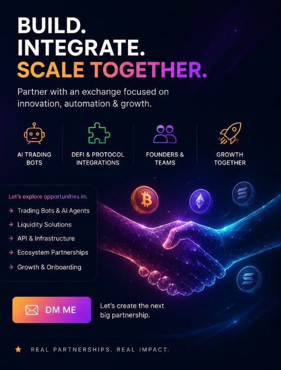 mahKOLmanager's tweet photo. AI bots are changing the game!!
But behind every great bot is powerful infrastructure.

✅ High performance API
✅ Deep liquidity 
✅ Low latency 

More volume, More traders, More possibilities 🤖 📊 

Let’s build together. DM me

#AI #bots #crypto https://t.co/7FpuDwcB3x
