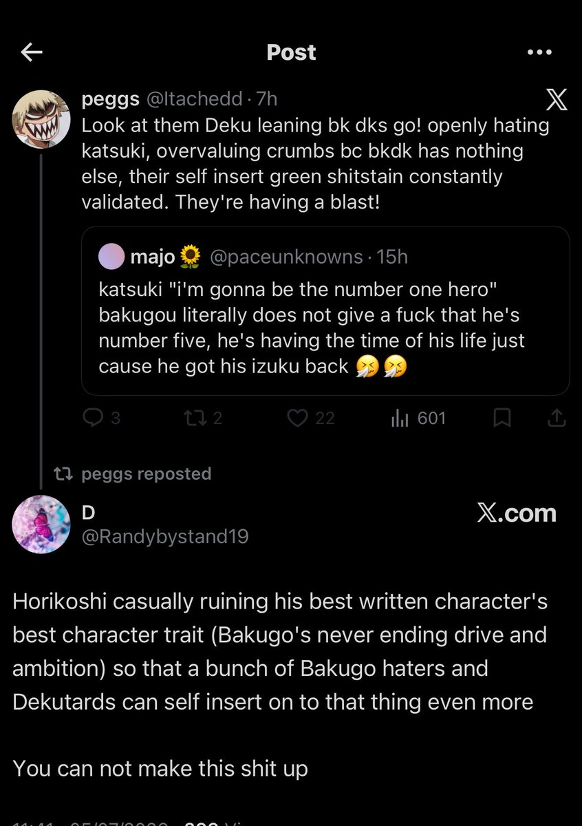 katzsuku's tweet photo. “Horikoshi ruined katsuki’s character” ….says someone who wanted him to keep the exact same mentality he had in ep1😭

his character development was never ab becoming less ambitious or suddenly not caring ab being the best. it was ab redefining what “being the best” means to him https://t.co/lmdc06pDId
