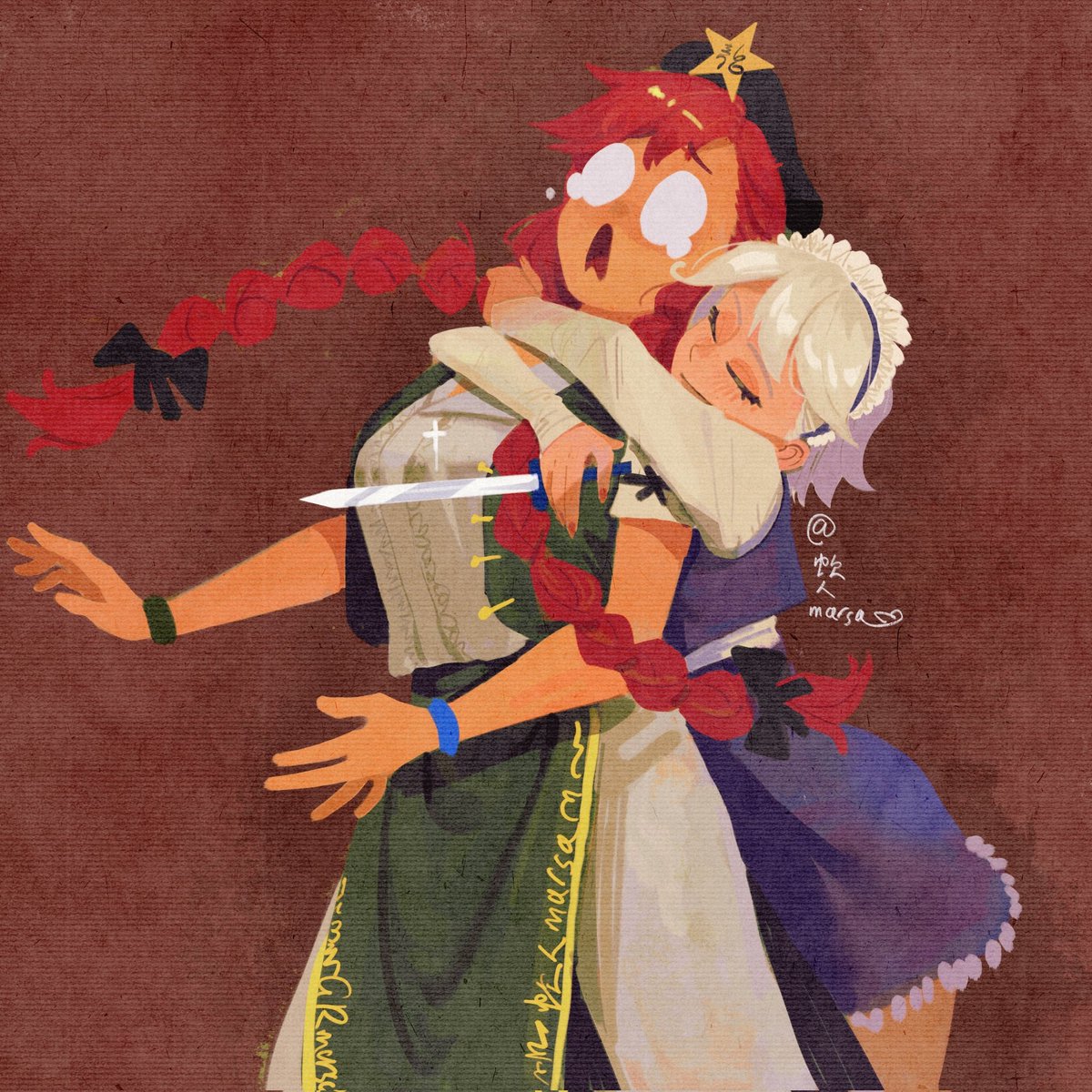 GRmarsa3cet's tweet photo. 😨🗡😊
#東方Projectㅤㅤㅤㅤ
Guys, I'm  back😇 https://t.co/GDjwihAWAw