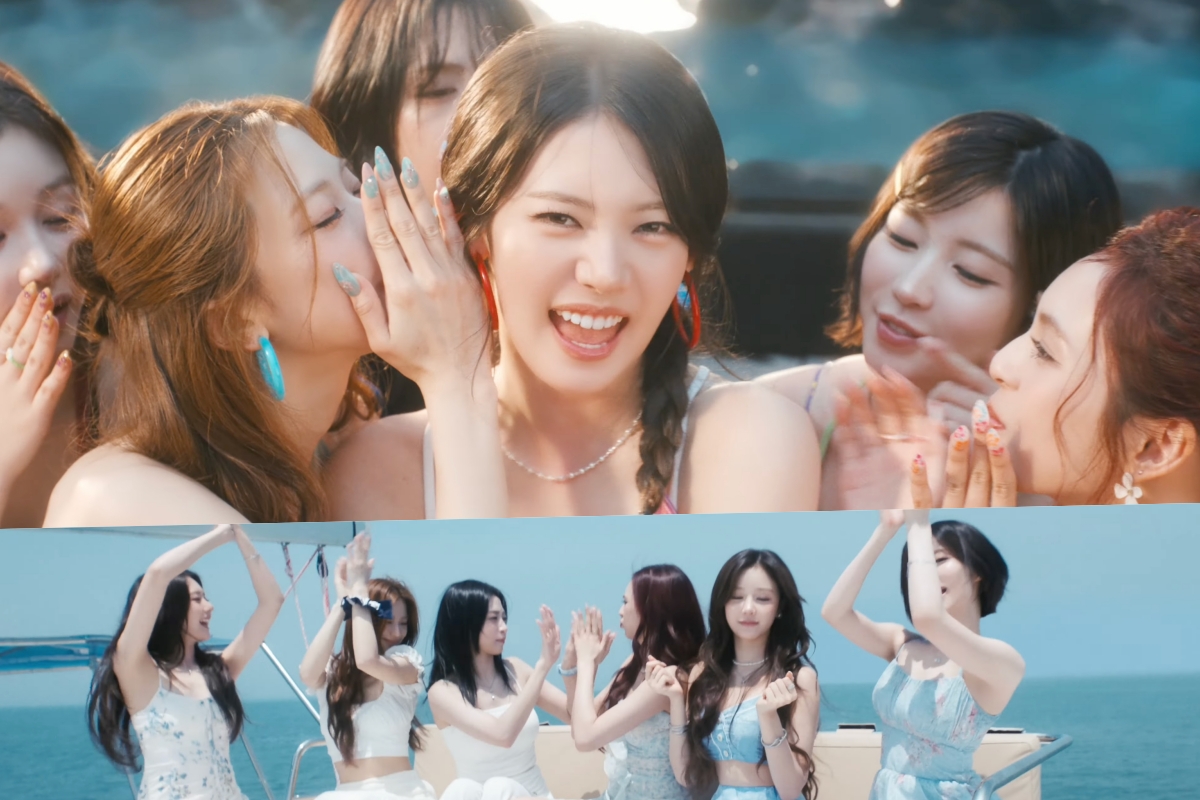 soompi's tweet photo. WATCH: #BABYMONSTER Serves Refreshing Summer Vibes In "I LIKE IT" MV
https://t.co/JljS5PiGcz https://t.co/qZzgNiMhND