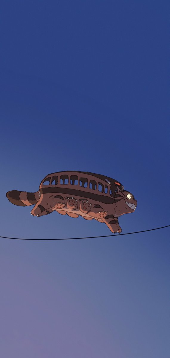 Eryth_Studio's tweet photo. Catbus, My Neighbor Totoro 😼 https://t.co/rid1i2QyP9