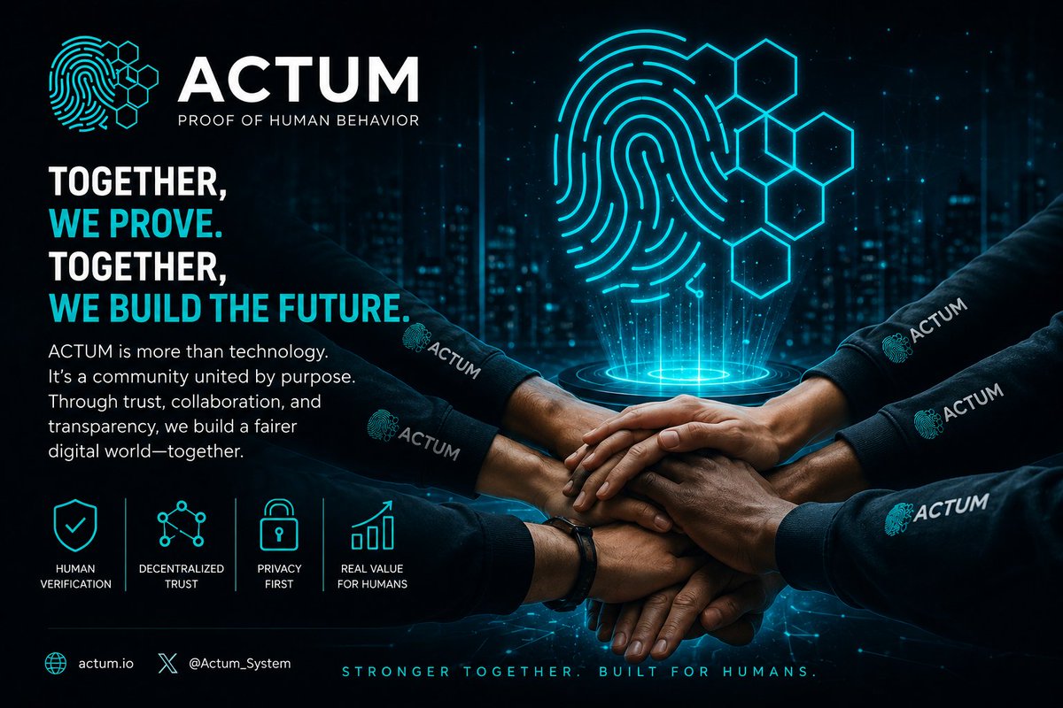 fawzi199587's tweet photo. Tweet:

One of the clearest signs of a healthy Web3 ecosystem is not the size of its announcements, but its ability to consistently recognize and reward the people who contribute to its growth. This is exactly what @Actum_system continues to demonstrate through its community-first approach.

Following last week's emphasis on community participation, ACTUM has taken another meaningful step by expanding its engagement strategy with Evidence Touch #7, introducing structured monthly rewards, new collaboration opportunities, and stronger measures to ensure fairness across the ecosystem. These initiatives show that the team is not only building advanced AI infrastructure, but also cultivating a transparent and sustainable community culture.

The conclusion of June is a perfect example. Through its Discord community, @Actum_system officially rewarded the Top 10 contributors, distributing $170 to members who consistently participated, supported discussions, and helped strengthen the ecosystem throughout the month. Rewarding genuine activity on a regular basis builds trust because it demonstrates that contribution is recognized through action rather than promises.

For me, this consistency is what strengthens the credibility of the project. Many projects speak about community, but ACTUM is already proving its commitment by creating recurring reward mechanisms that encourage long-term participation while maintaining the integrity of the ecosystem. Fairness, transparency, and continuous engagement are becoming part of the project's identity.

At the same time, it is evident that the team behind @Actum_system is working tirelessly behind the scenes. While the community enjoys campaigns and monthly rewards, development of the platform and ecosystem continues to move forward, reflecting a balanced focus on both technological innovation and community growth.

We are still at an early stage, which makes this an exciting time to participate. The strongest ecosystems are built by communities that grow alongside the technology, and ACTUM continues to lay that foundation one milestone at a time.

#ACTUM #Web3 #AI #Community #Discord