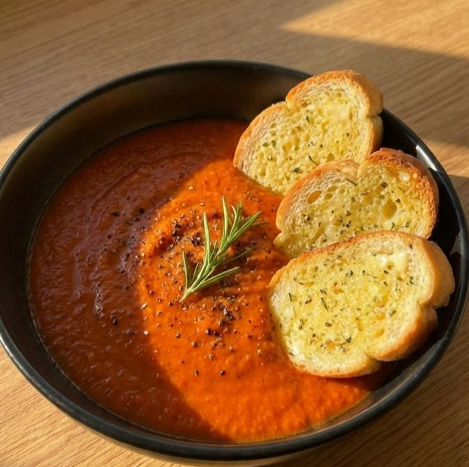 lavieestbelIe's tweet photo. Bread and soup were made for each other https://t.co/IRQiipMLvy