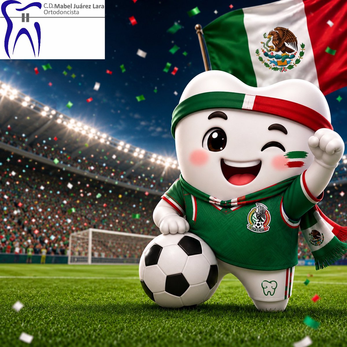 ConsulElAngel's tweet photo. La pasión por México también se lleva en la sonrisa… 🇲🇽 😁

Agenda tu cita:
📲 222 322 7529

📍Calle 16 Sur #1314 Consultorio 110. Colonia Azcarate, Puebla.

📍Priv. Cruz Colorada Pte. #59 Sección segunda, Zacatelco, Tlaxcala.

#México #Mundial #SonrisasSanas #ConsultorioDental https://t.co/0SBeBBcg7a