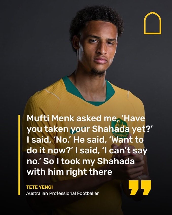 abdonetworking's tweet photo. MashAllah, Tete Yengi the Australian World Cup team player is a convert to Islam https://t.co/skGhpB1htg