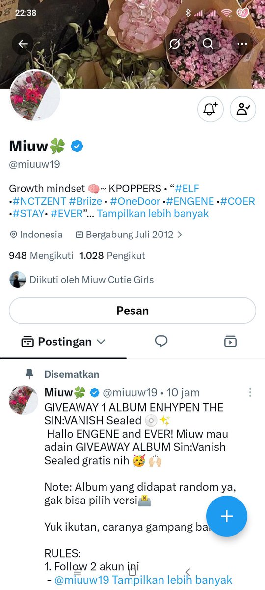 mintchosunoo's tweet photo. @miuuw19 doneee kak, wmll https://t.co/RbMJEuI6g7