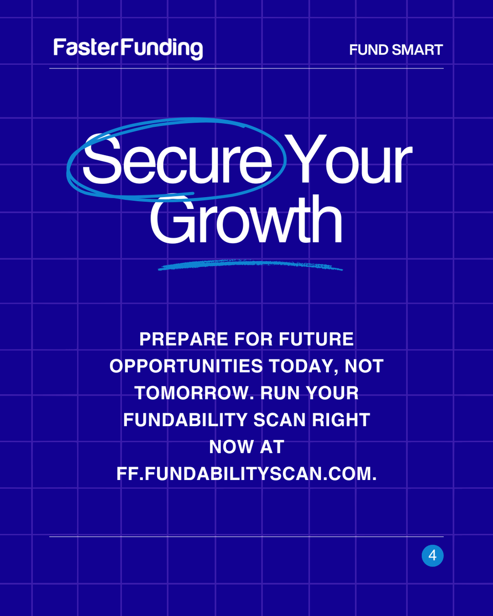 Faster_Funding's tweet photo. The strongest funding applications are prepared before they're submitted.Know where your business stands before you apply.

Run your FREE Fundability Scan: https://t.co/wr3Zm6RquJ

#Fundability #FundingReady https://t.co/6qgtJ5zpmS