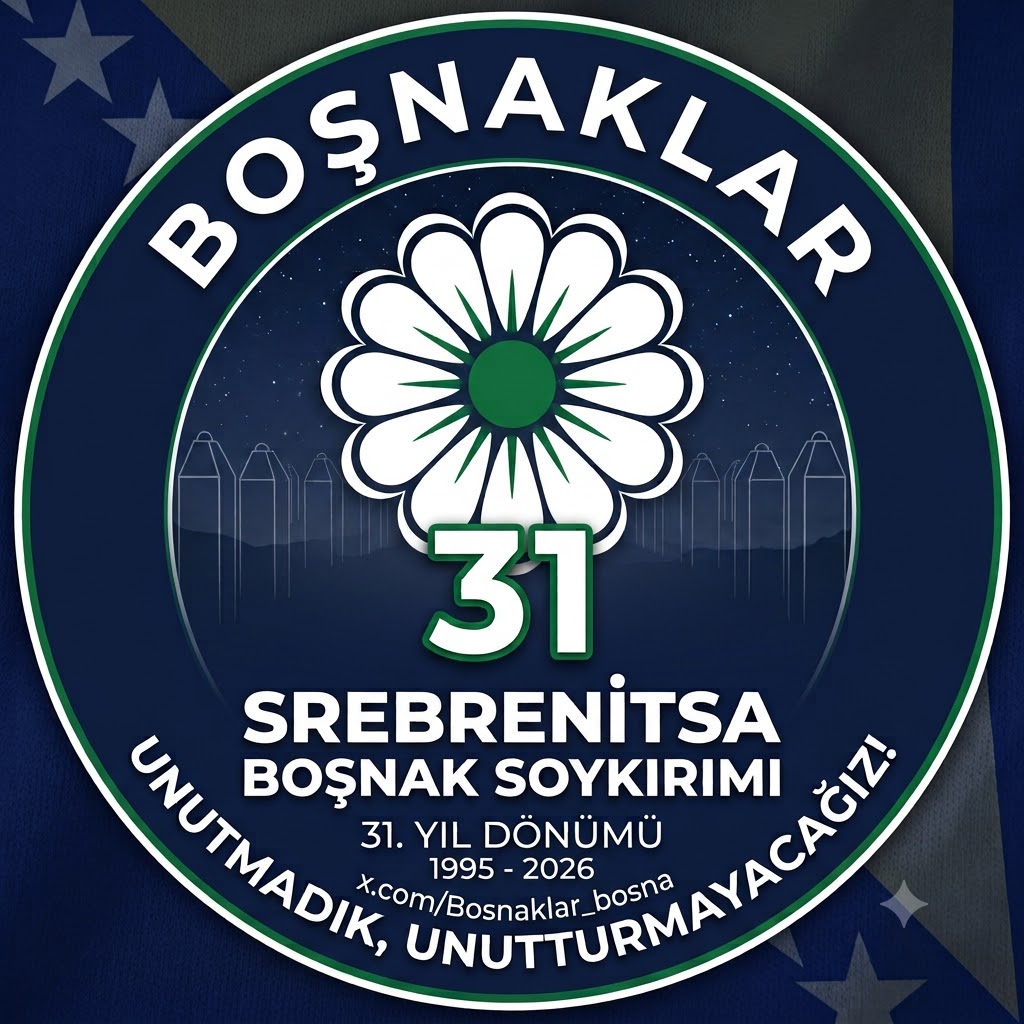 Bosnaklar_bosna's tweet photo. Boşnaklar Sayfamız Olarak 11 Temmuz 2026 Günü Srebrenitsa Boşnak Soykırımı'nın 31.yıl dönümünde Sosyal Medya da Bu Yıl #Srebrenitsa31Yıl etiketi olarak belirledik. Bu yıl bu etiketimize destek istiyoruz.  31 yıl oldu, acımız hala taze.

Boşnak sayfası yönetimi https://t.co/9u412dLqzz