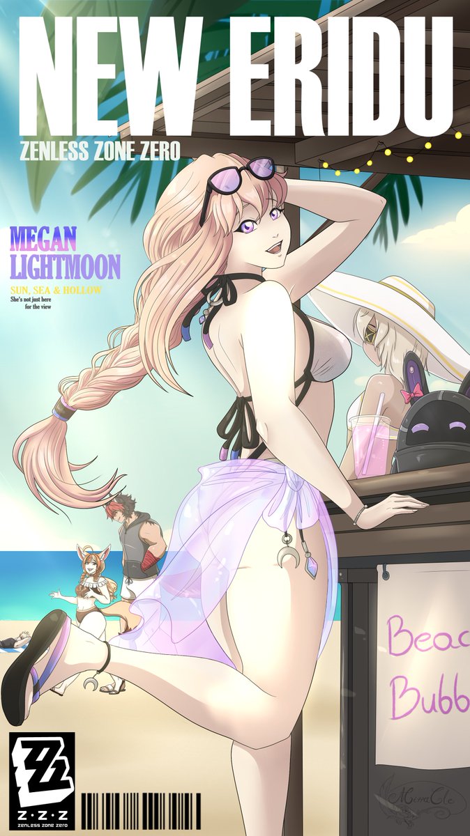 ArtMirraCle's tweet photo. SUMMER art TIME
I finally made an illustration with my beloved Megan! I created it as the cover for “New Eridu” magazine.
I wasn't able to include more characters because I didn't have any ideas, but I'm planning more Summer Art pieces
#zzzoc #MeganLightmoon #yumeshipㅤ https://t.co/vfP4vfcjIU