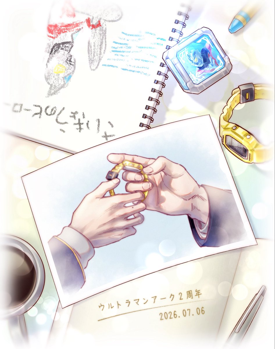 noky03's tweet photo. 「どこまでだって走れる」
 #ウルトラマンアーク2周年 https://t.co/liG49PHdUw