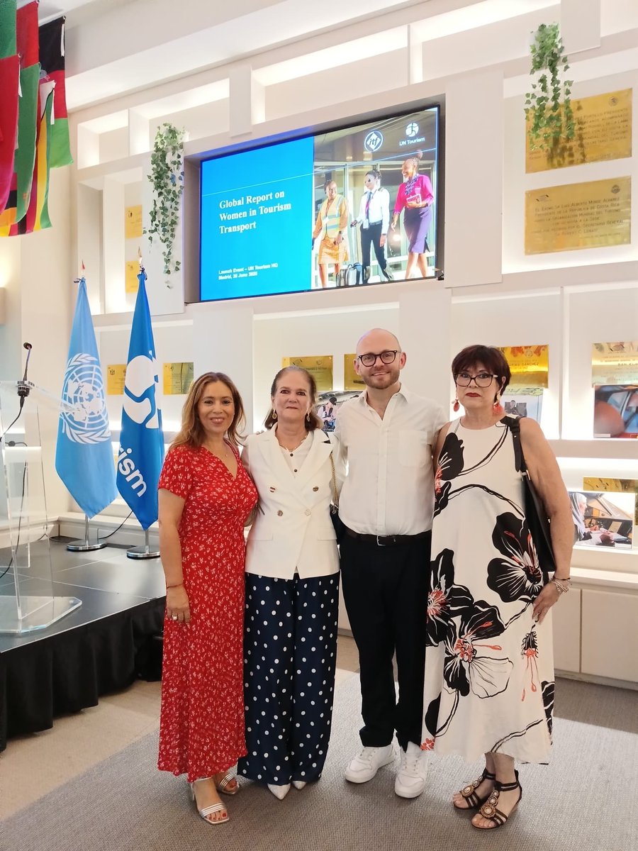 FIASEETOficial's tweet photo. FIASEET continúa fortaleciendo su compromiso con el liderazgo femenino y el desarrollo sostenible del turismo. 🌍🤝
Junto a ONU Turismo reafirmamos nuestro compromiso con la igualdad de oportunidades, la cooperación internacional y el fortalecimiento de las redes de mujeres. https://t.co/olwrb58Rlh