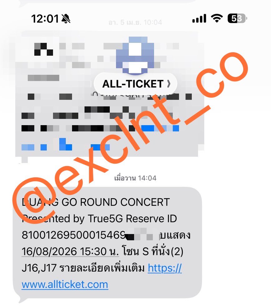 exclnt_co's tweet photo. ปล่อยบัตร วันอาทิตย์ 3,500 * 2 ใบติด
not original price 
📥DM มาได้เลยครับ
นัดรับชนมือเท่านั้น  ไม่เก็บมัดจำ 
MRT บางแค หลักสอง
BTS บางหว้า สยาม
เซ็นทรัลปิ่นเกล้า 
#เจอด้วงที่อิมแพคนะเธอ
#DuangGoRoundConcert https://t.co/e71eYlLopu
