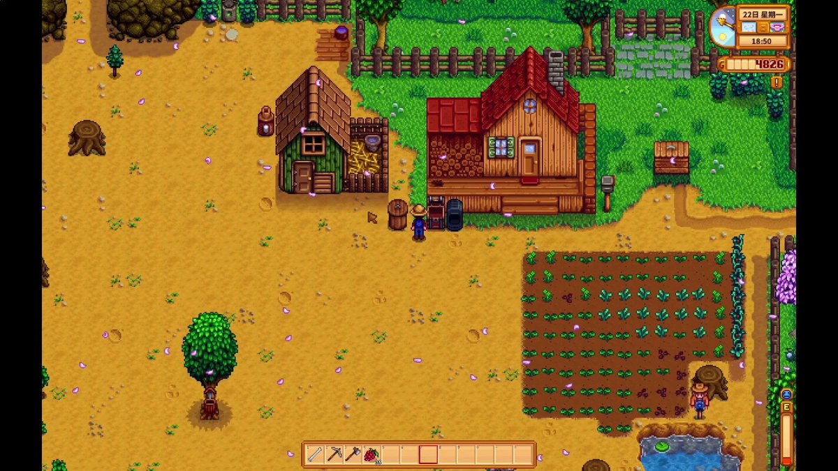 ChelseaBrezo's tweet photo. Just wrapped up a cozy session of Stardew Valley! Harvested 100 starfruits, fed all the chickens, and finally fixed the greenhouse—today’s a perfect gaming win ， https://t.co/kVhm4oXJJL
