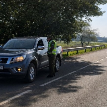 Carab_Maule's tweet photo. #PARRAL: Carabineros del Retén #Catillo refuerza controles preventivos en la Ruta L-851, con el propósito de fortalecer la seguridad vial y evitar la comisión de delitos.
Durante el operativo,fiscalizó de manera aleatoria a conductores y vehículos que transitaban por el sector👮. https://t.co/GfCK9O7cOo