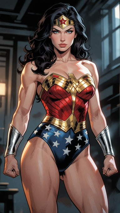 Shruti_k001's tweet photo. #wonderwoman #ai #grok #comics #art https://t.co/rtuXPPGeAC