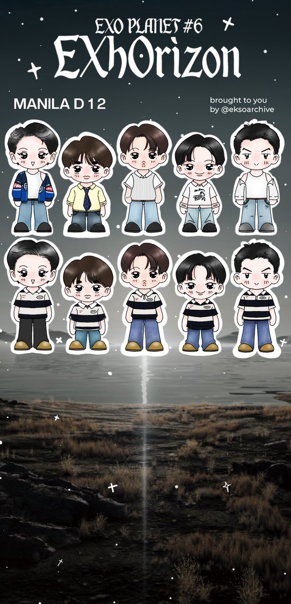yhwhh9901's tweet photo. [ EXHORIZON OUTFIT ] 
MANILA ✅️
(바뀐 옷만 그리세)

#EXhOrizoninManila 
#엑소 #EXO https://t.co/J4WN8yqkPo