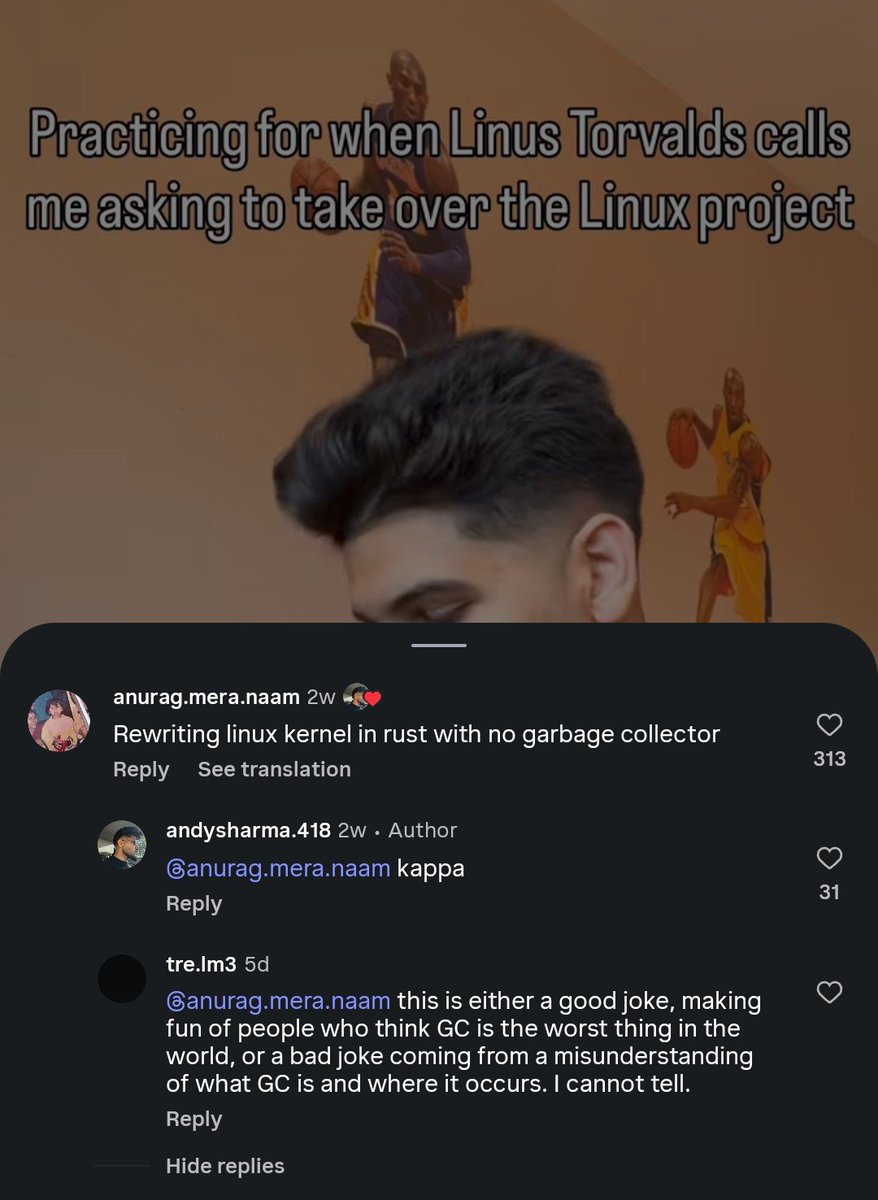 aunrxg's tweet photo. Chill it's just a joke https://t.co/ZnGDgeM4uz