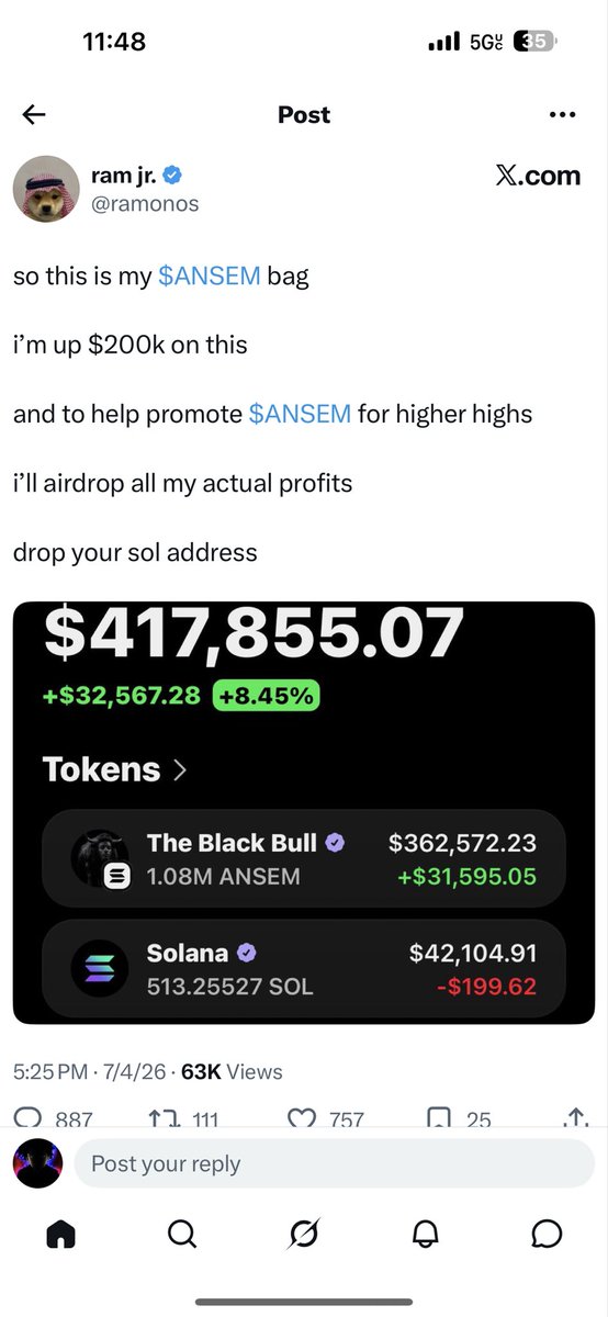 omgmarqq's tweet photo. @saracrypto_eth i wonder who’s telling the truth 🤨 https://t.co/Y74Cg9WQVD