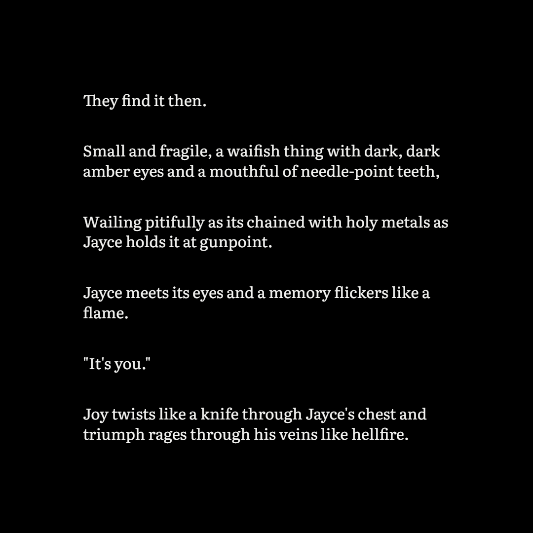 working_gengar's tweet photo. #jayvik au🧵 || horror

Jayce Talis earned his fame as a Hunter in his village.

Not for game, not for the wild boars and wolves that stalk through the forest and trees.

No,

Something much darker. Something much more dangerous, lurking in the dark.

It happened, every so often. https://t.co/FFRRWrzrb1