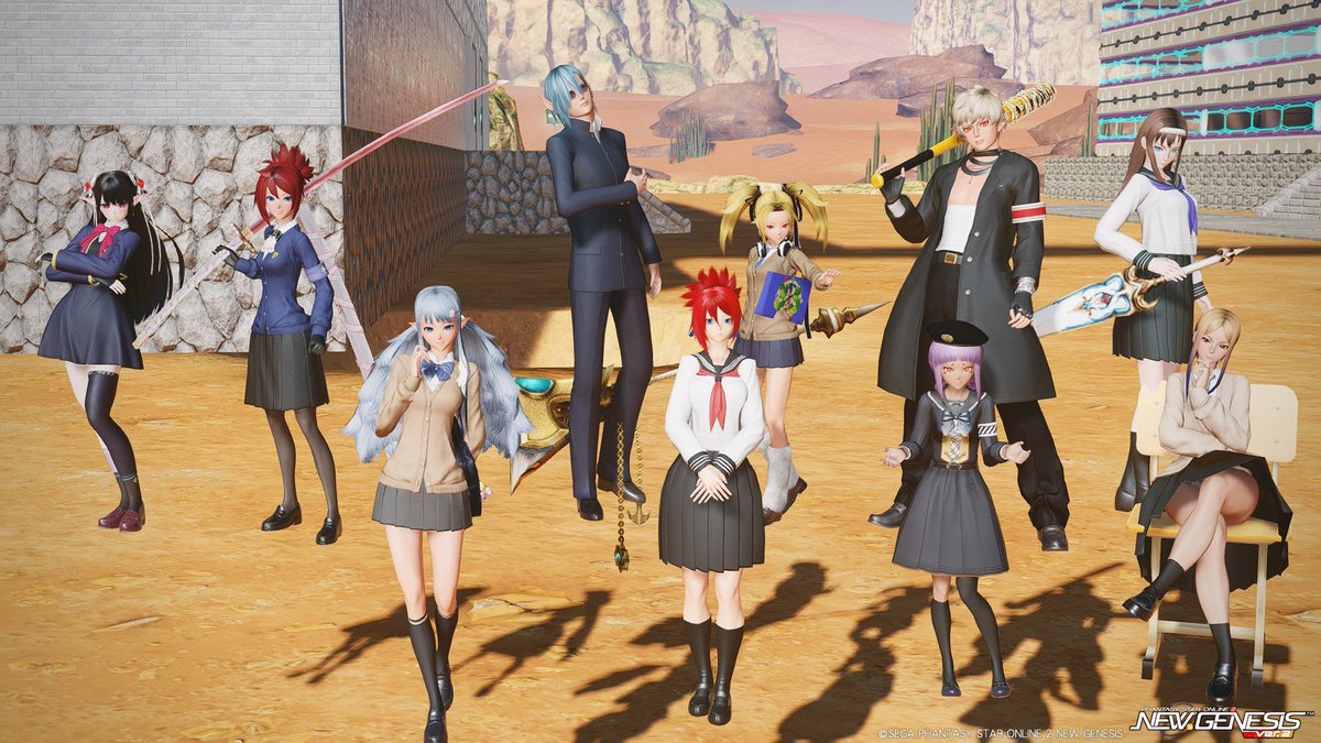 gamePSO2ngs's tweet photo. 【NPC制服集会①】
今回はセイバー殿主催のNPC集会へ。
1枚目からこれより先、徐々に増えていきましたね。
#PSO2_SS #PSO2NGS_SS #第30回NPC制服集会 https://t.co/ATuf0fmLHb