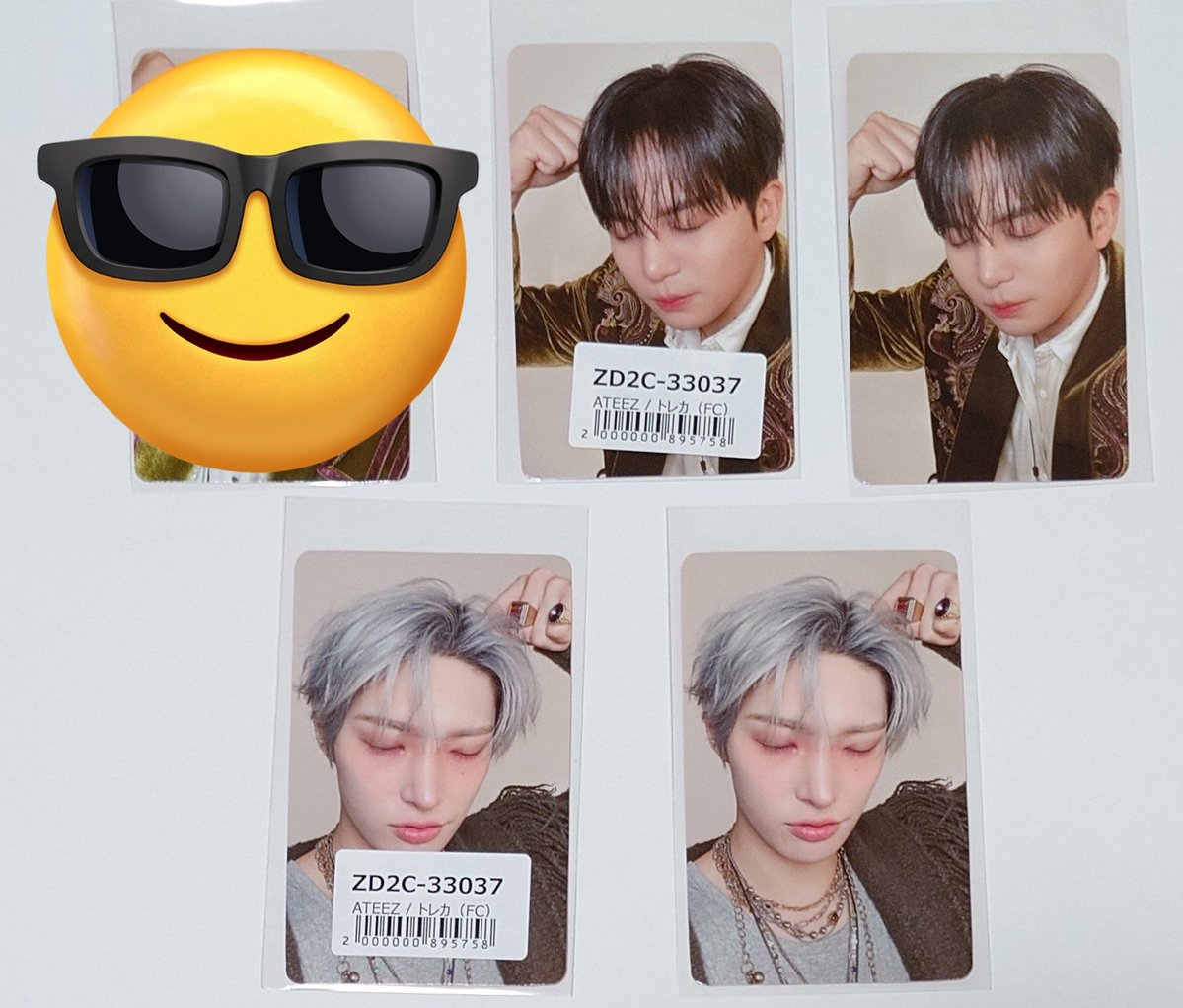 JackD_No1's tweet photo. 【交換】ATEEZ Golden Hour Part.5
FC 特典 トレカ

譲 / ジョンホ、ミンギ

求 / サン、ウヨン（同種、他店舗、異種も可）

・郵送でのお取り引き
#ATEEZ交換 https://t.co/KvSuERXTfd