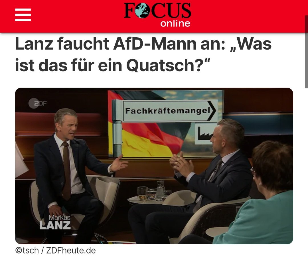 nikitheblogger's tweet photo. Fürchtet Lanz um sein Gehalt von fast 2 Millionen im Jahr, wenn die AfD den Rundfunkbeitrag abschafft? 😂💙 https://t.co/fH9iCj13l9
