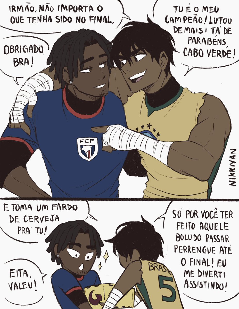 nikkiyan_'s tweet photo. Argentina 🇦🇷 passou perrengue com Cabo Verde 🇨🇻  kkkkkkkkkkkkkk Personagem Cabo Verde criado por mim. #latinhetalia https://t.co/KIsNOgtBu3
