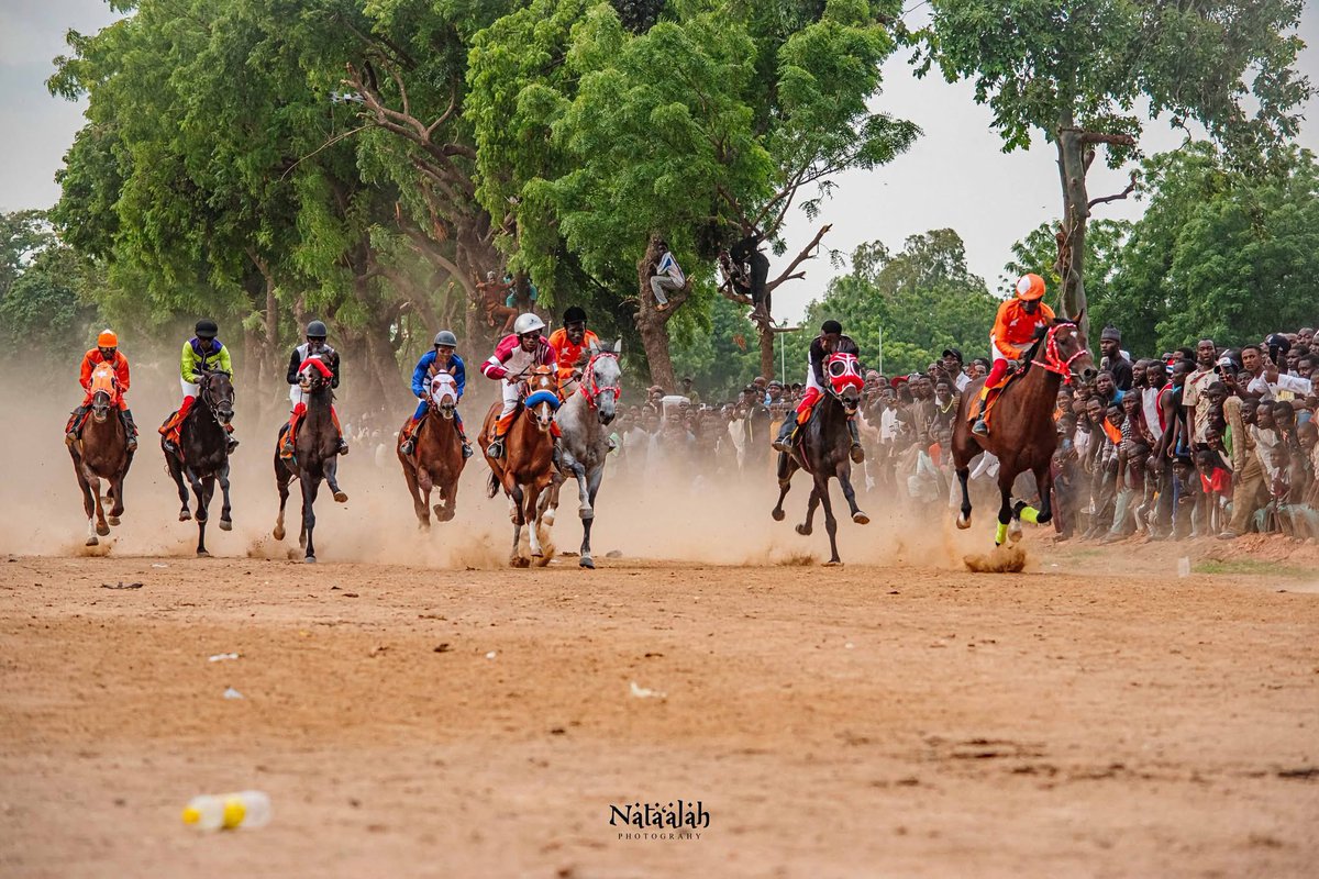 Better_Kaduna's tweet photo. UPDATE: Hajiya Nana Kashim Shettima was in Zaria to represent the First Lady 🇳🇬 @SenRemiTinubu at the Finals of the 44th Edition of the Northern Horse Racing (DERBY) https://t.co/744e45wWzA