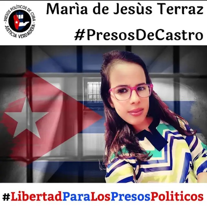 Libertad12021's tweet photo. 🇨🇺 No podemos olvidar los presos políticos menos conocidos. Libertad para Maria de Jesús Terraz. Su unico delito fué pedir libertad. 
 Exijo su liberación inmediata. https://t.co/cPrGBukn39